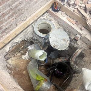 Boundary trap outlet reline