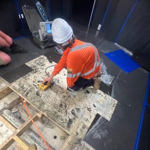 Pre excavation scanning